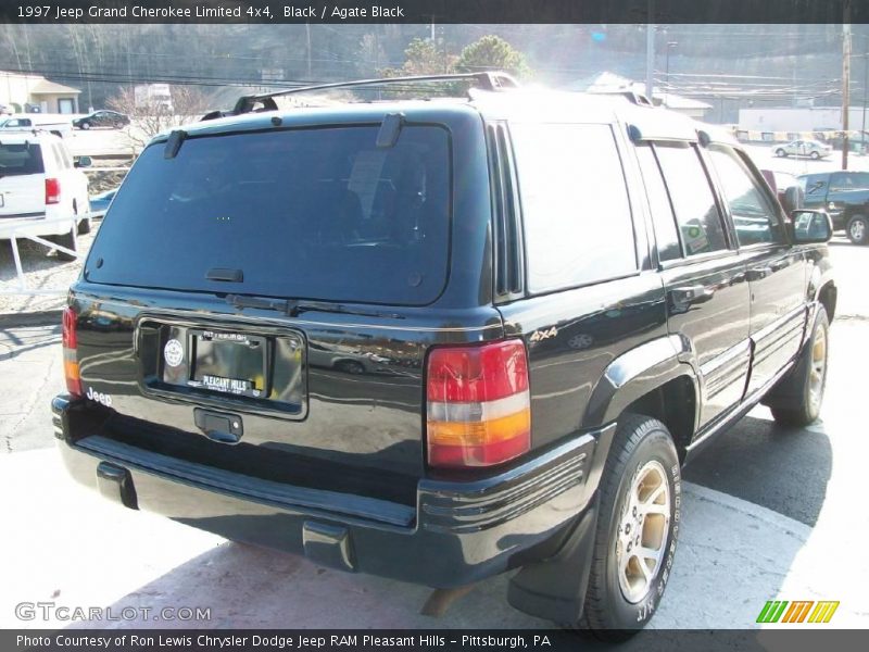 Black / Agate Black 1997 Jeep Grand Cherokee Limited 4x4