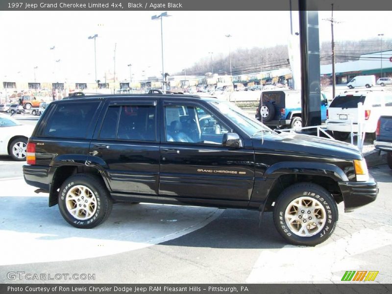 Black / Agate Black 1997 Jeep Grand Cherokee Limited 4x4