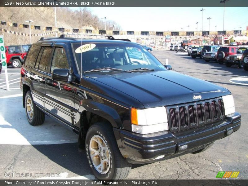 Black / Agate Black 1997 Jeep Grand Cherokee Limited 4x4