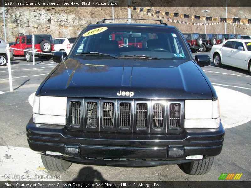 Black / Agate Black 1997 Jeep Grand Cherokee Limited 4x4