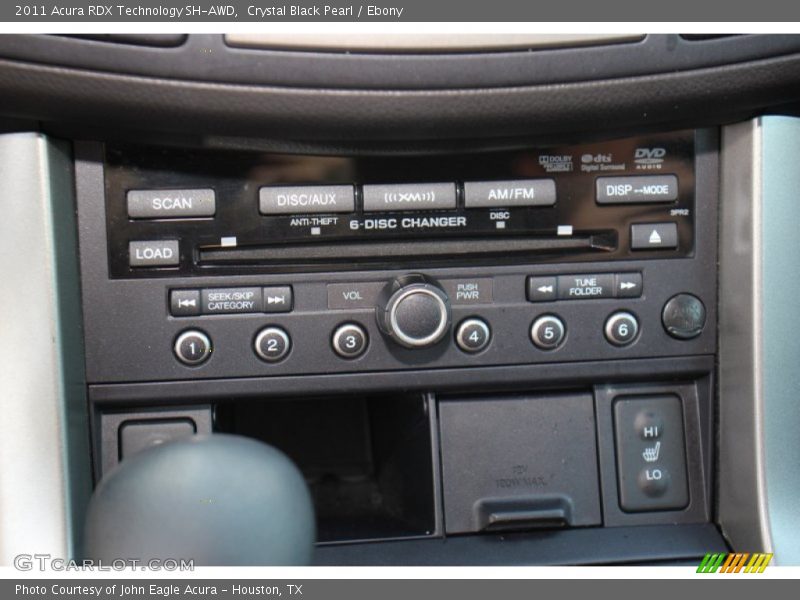Crystal Black Pearl / Ebony 2011 Acura RDX Technology SH-AWD
