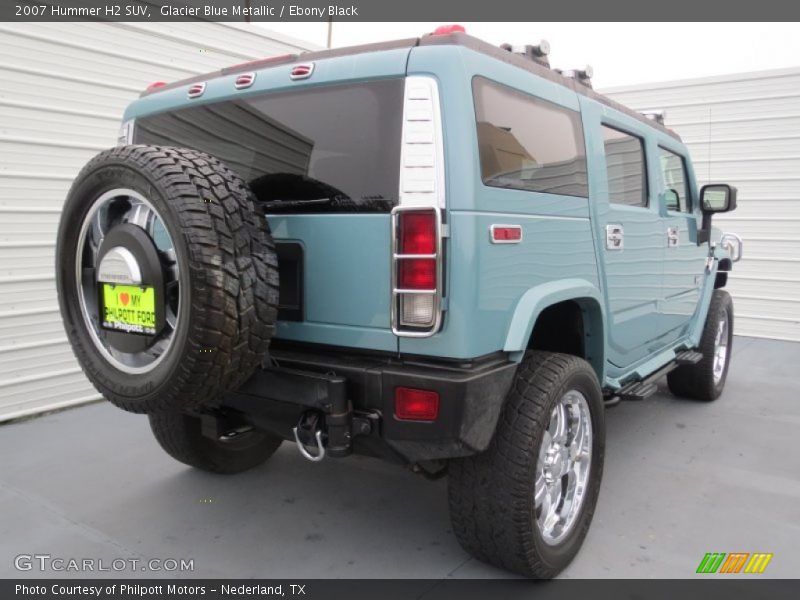 Glacier Blue Metallic / Ebony Black 2007 Hummer H2 SUV