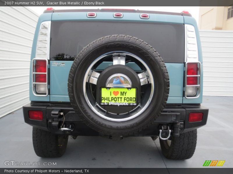 Glacier Blue Metallic / Ebony Black 2007 Hummer H2 SUV