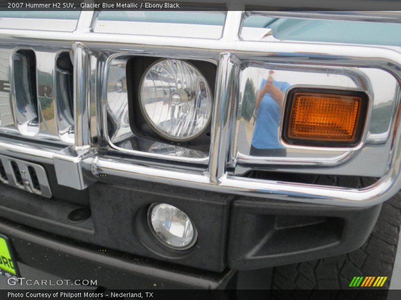 Glacier Blue Metallic / Ebony Black 2007 Hummer H2 SUV