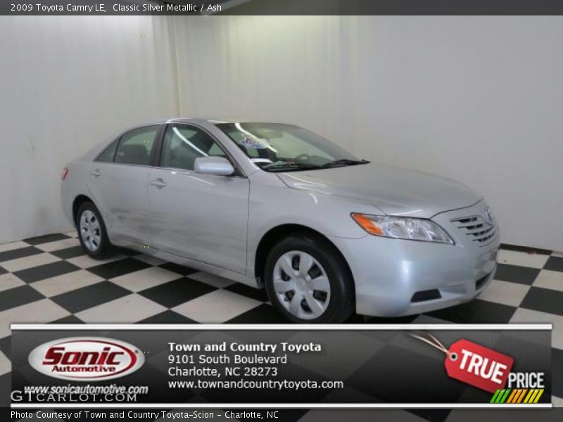 Classic Silver Metallic / Ash 2009 Toyota Camry LE