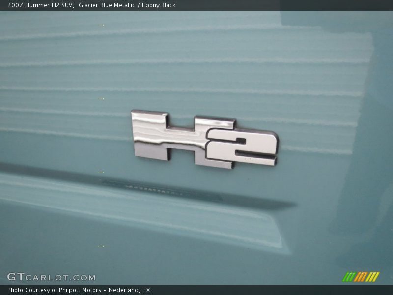 Glacier Blue Metallic / Ebony Black 2007 Hummer H2 SUV