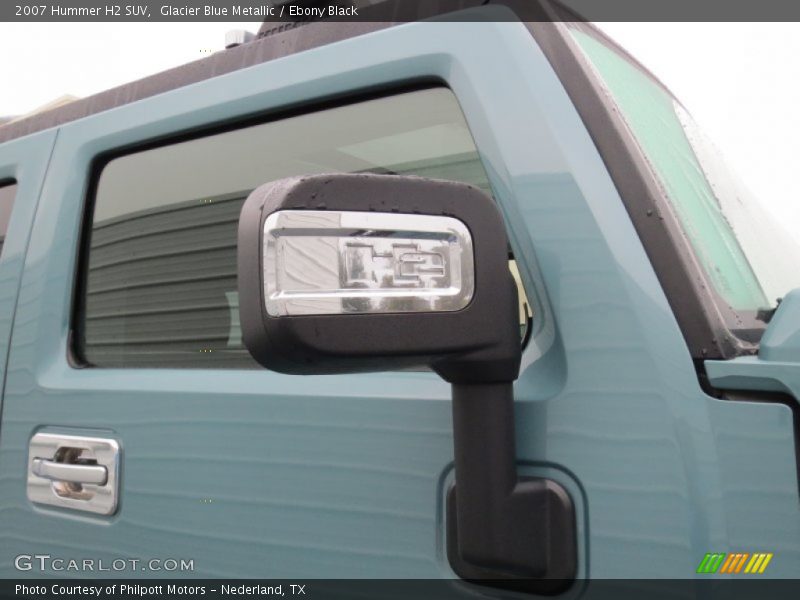 Glacier Blue Metallic / Ebony Black 2007 Hummer H2 SUV