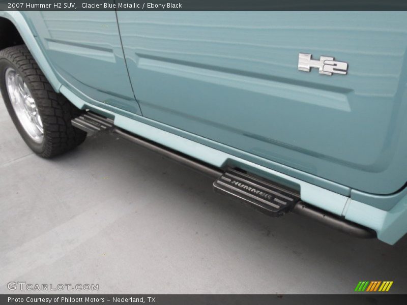 Glacier Blue Metallic / Ebony Black 2007 Hummer H2 SUV