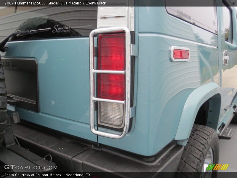 Glacier Blue Metallic / Ebony Black 2007 Hummer H2 SUV