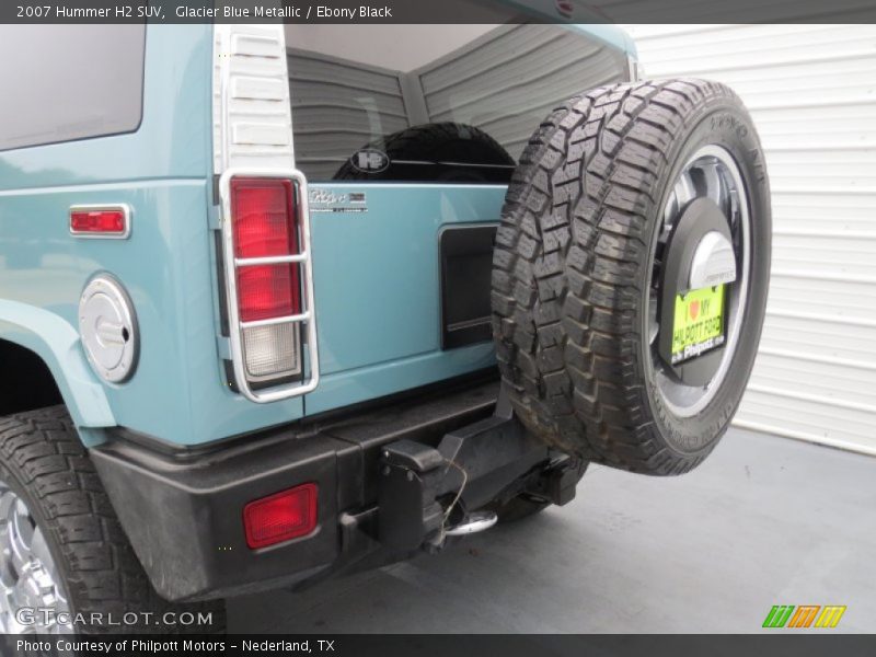 Glacier Blue Metallic / Ebony Black 2007 Hummer H2 SUV