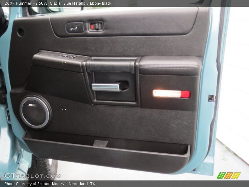 Glacier Blue Metallic / Ebony Black 2007 Hummer H2 SUV
