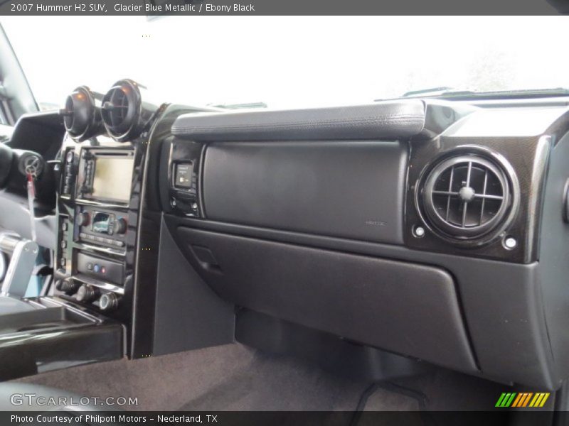 Glacier Blue Metallic / Ebony Black 2007 Hummer H2 SUV