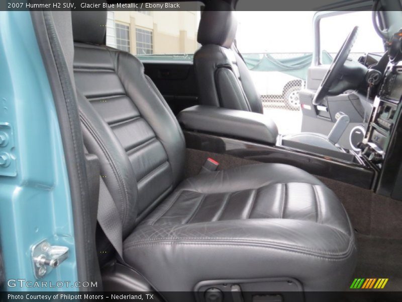 Glacier Blue Metallic / Ebony Black 2007 Hummer H2 SUV