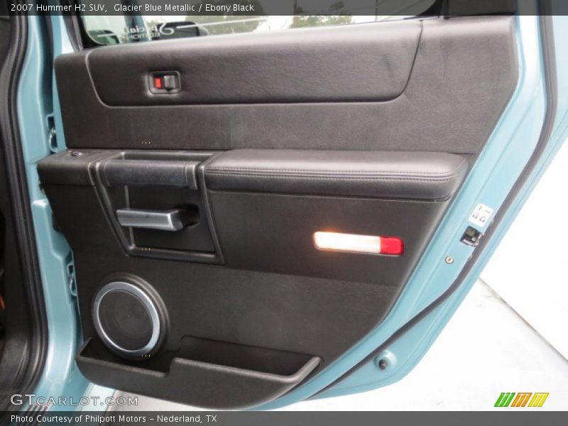 Glacier Blue Metallic / Ebony Black 2007 Hummer H2 SUV