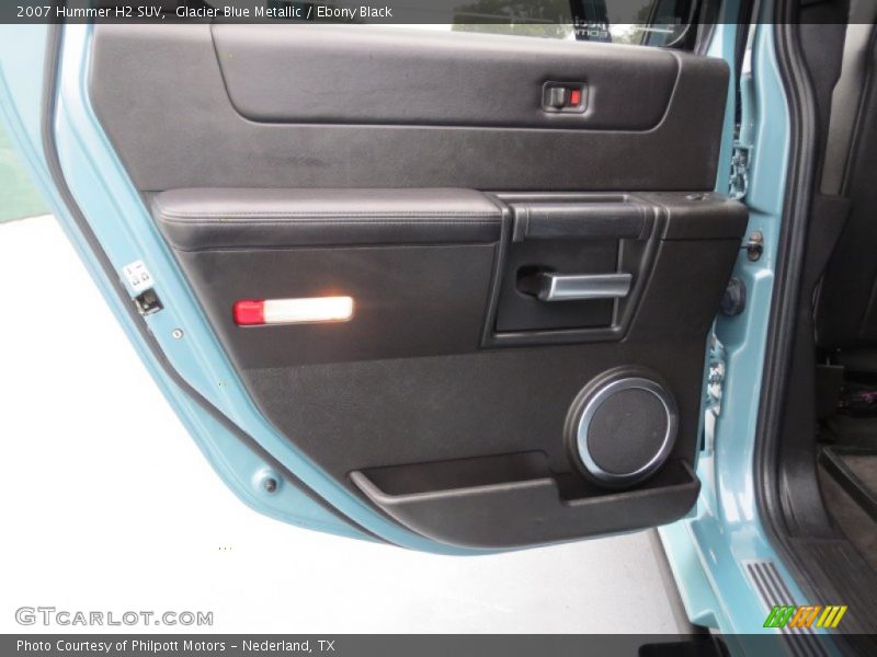 Glacier Blue Metallic / Ebony Black 2007 Hummer H2 SUV