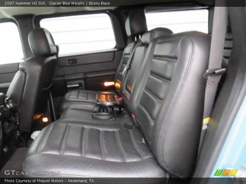 Glacier Blue Metallic / Ebony Black 2007 Hummer H2 SUV