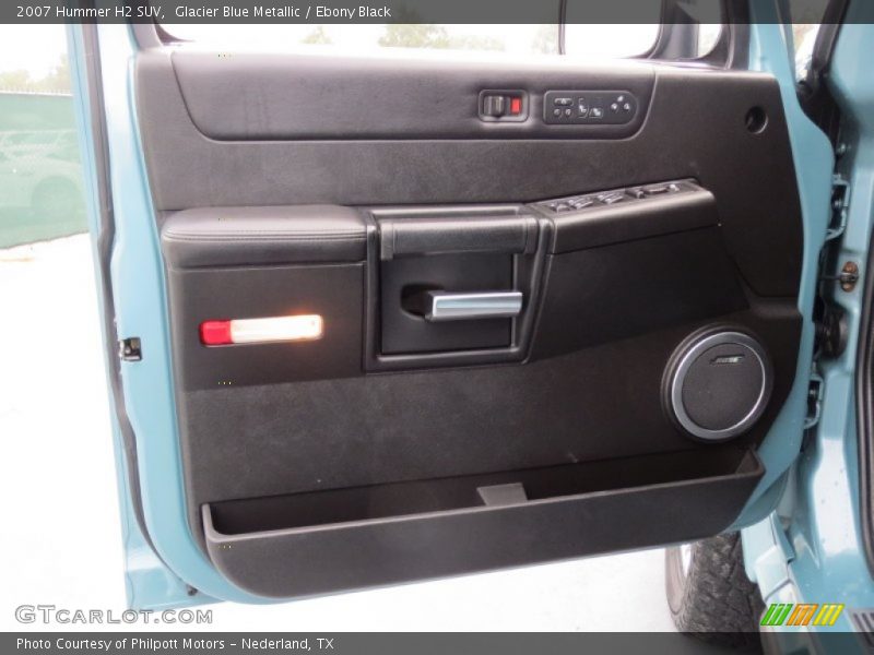 Glacier Blue Metallic / Ebony Black 2007 Hummer H2 SUV