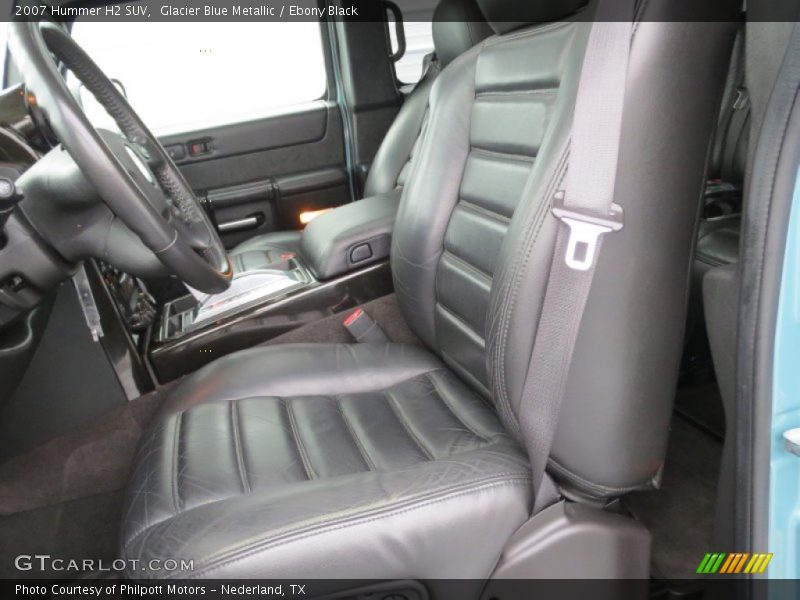 Glacier Blue Metallic / Ebony Black 2007 Hummer H2 SUV