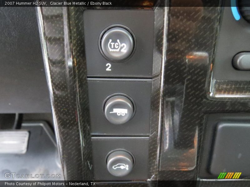 Glacier Blue Metallic / Ebony Black 2007 Hummer H2 SUV