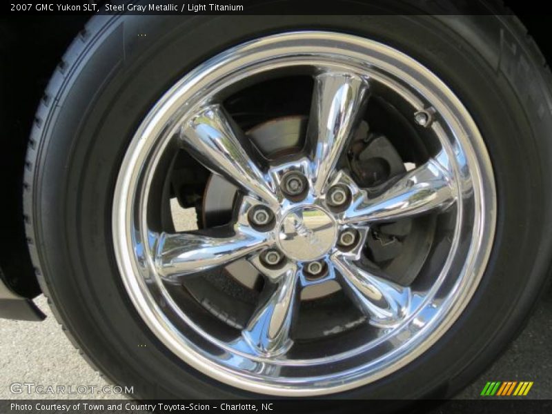 Steel Gray Metallic / Light Titanium 2007 GMC Yukon SLT