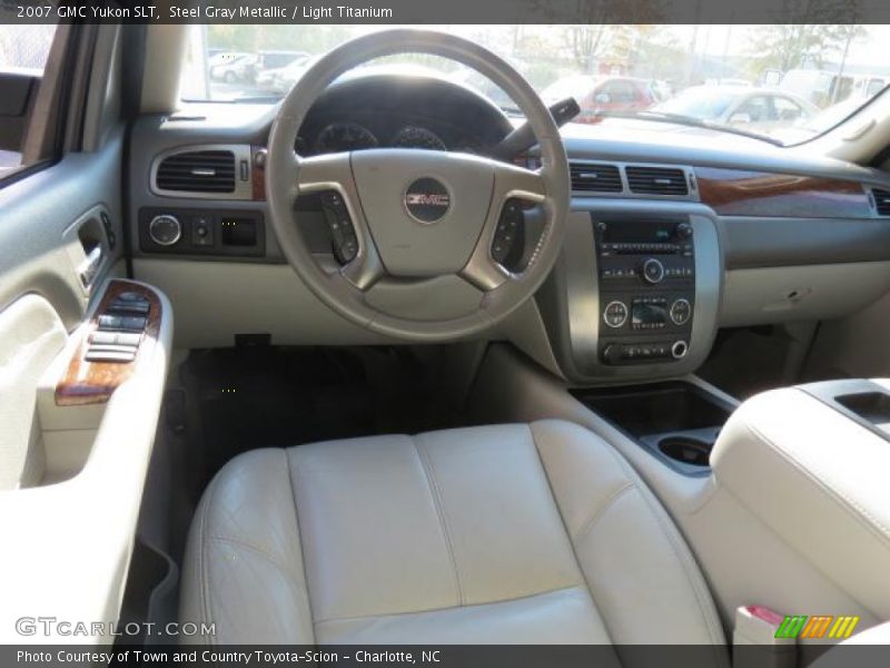 Steel Gray Metallic / Light Titanium 2007 GMC Yukon SLT