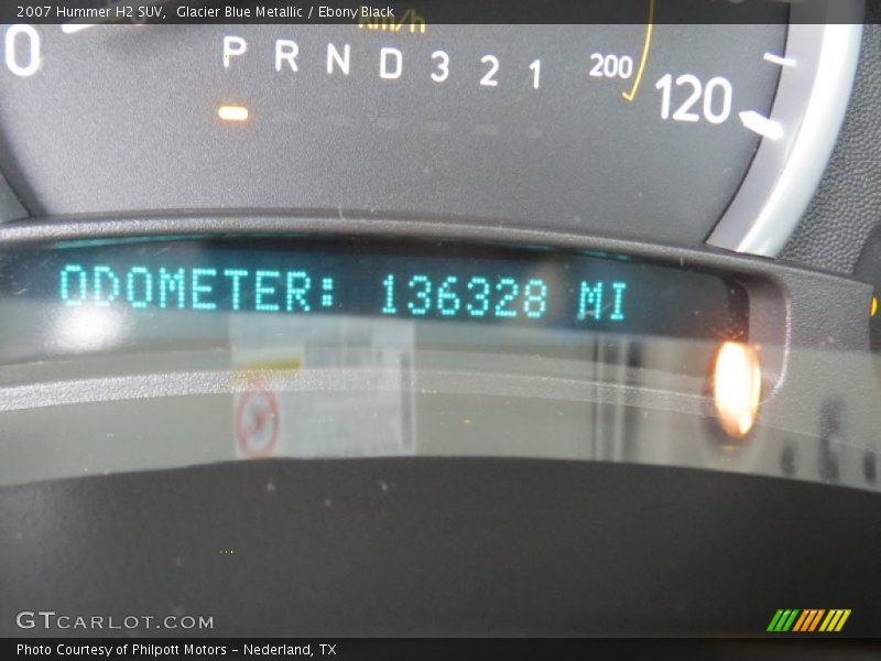 Glacier Blue Metallic / Ebony Black 2007 Hummer H2 SUV