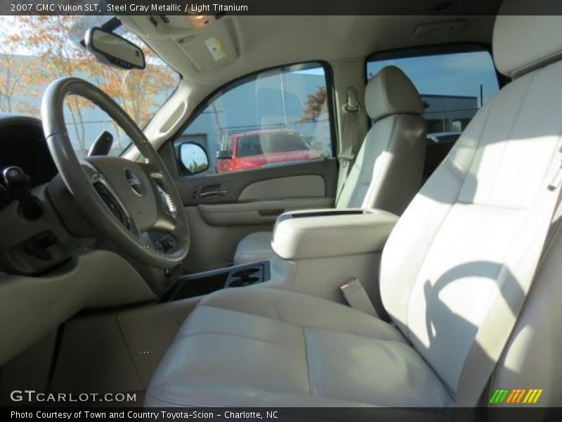 Steel Gray Metallic / Light Titanium 2007 GMC Yukon SLT