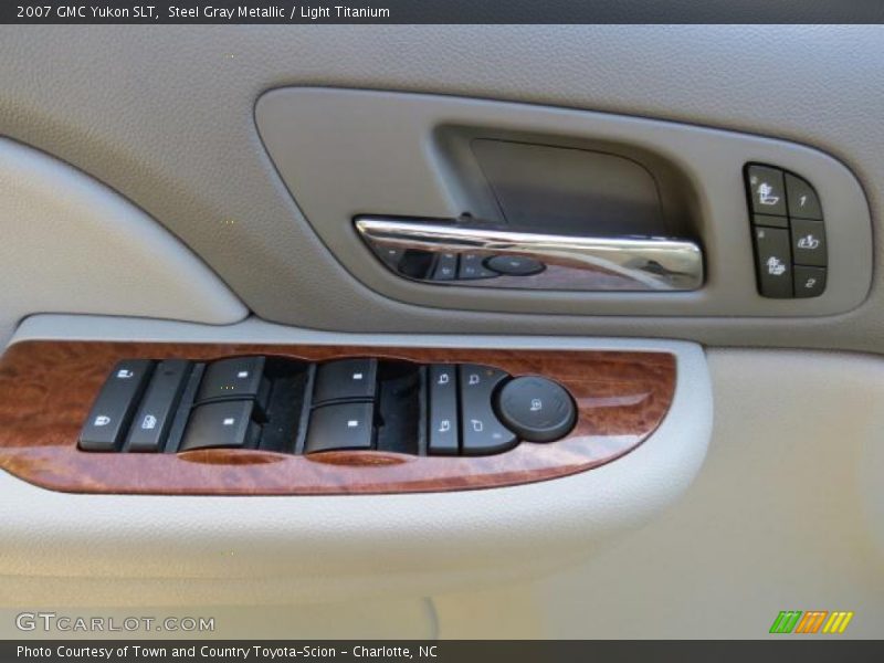 Steel Gray Metallic / Light Titanium 2007 GMC Yukon SLT