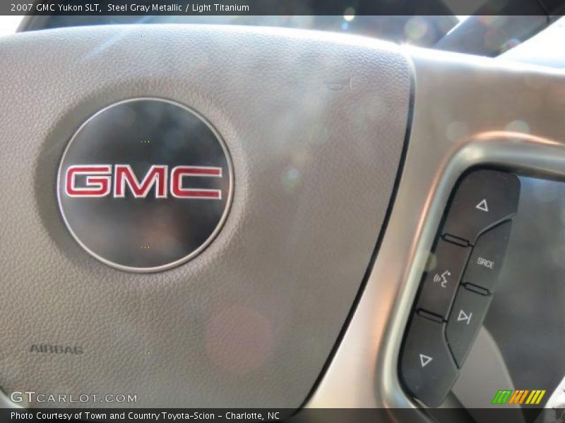 Steel Gray Metallic / Light Titanium 2007 GMC Yukon SLT