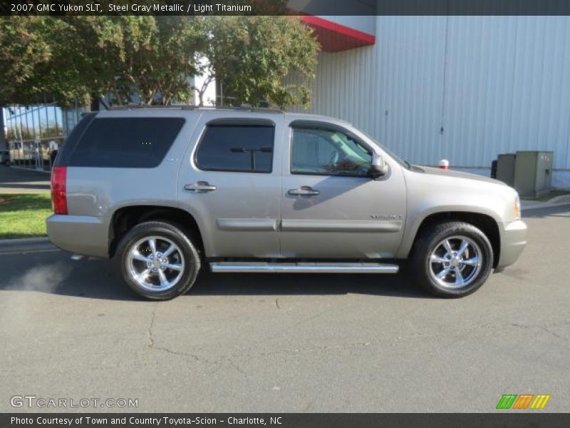 Steel Gray Metallic / Light Titanium 2007 GMC Yukon SLT