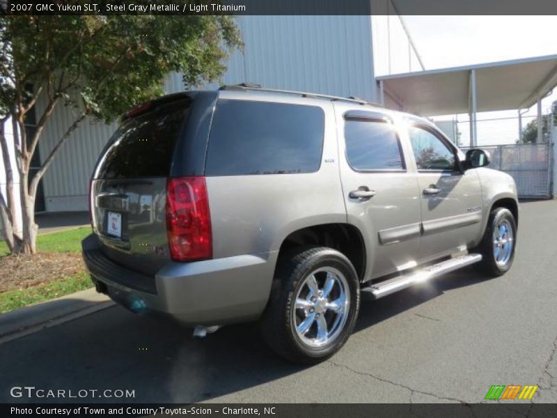 Steel Gray Metallic / Light Titanium 2007 GMC Yukon SLT