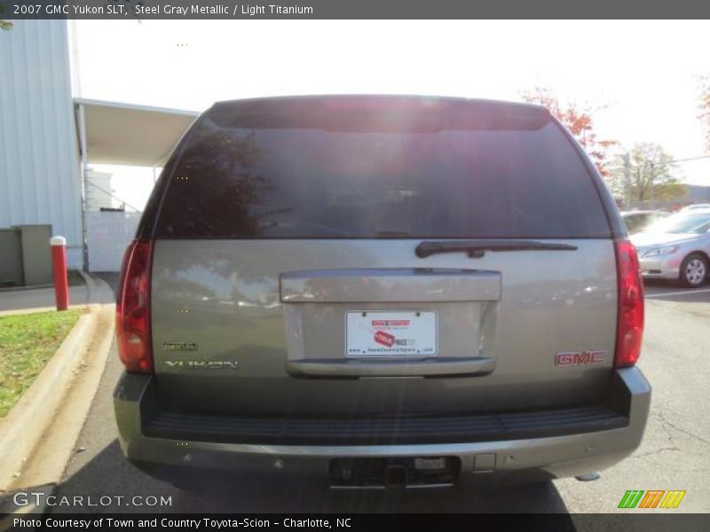 Steel Gray Metallic / Light Titanium 2007 GMC Yukon SLT
