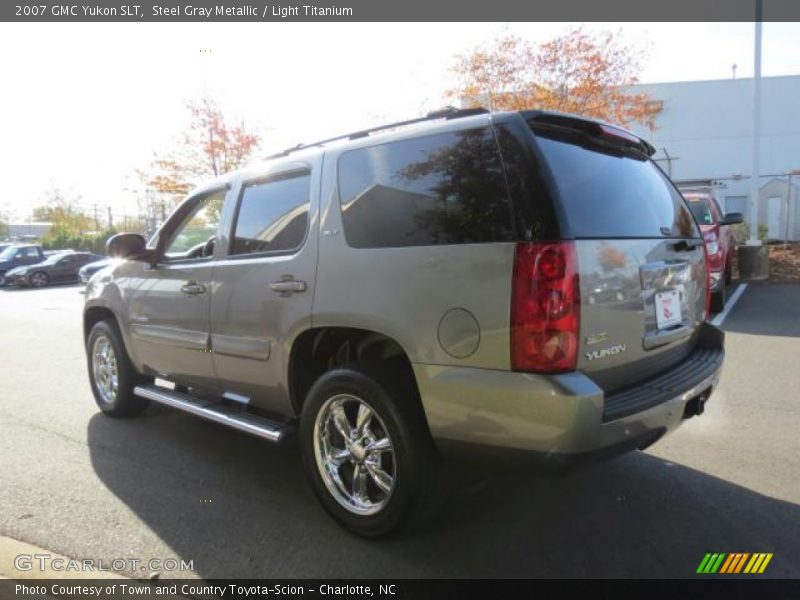 Steel Gray Metallic / Light Titanium 2007 GMC Yukon SLT