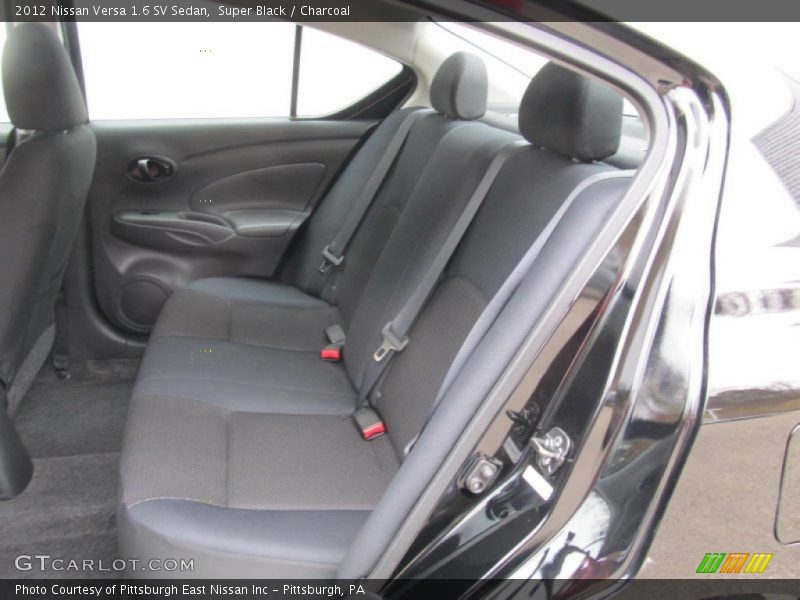Super Black / Charcoal 2012 Nissan Versa 1.6 SV Sedan