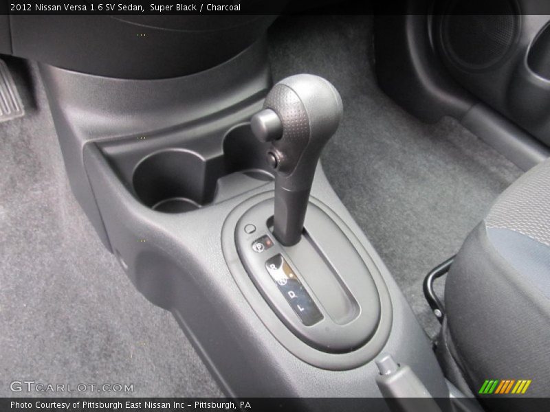 Super Black / Charcoal 2012 Nissan Versa 1.6 SV Sedan