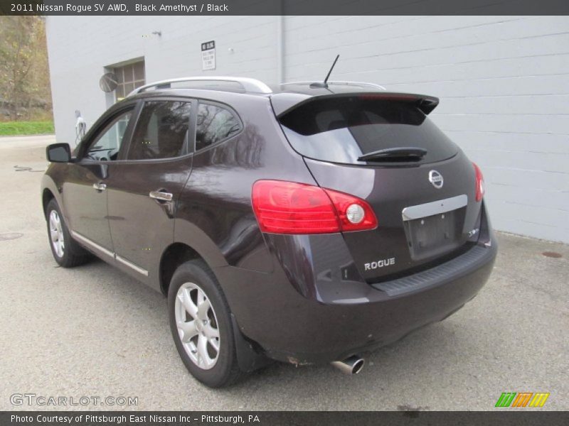 Black Amethyst / Black 2011 Nissan Rogue SV AWD
