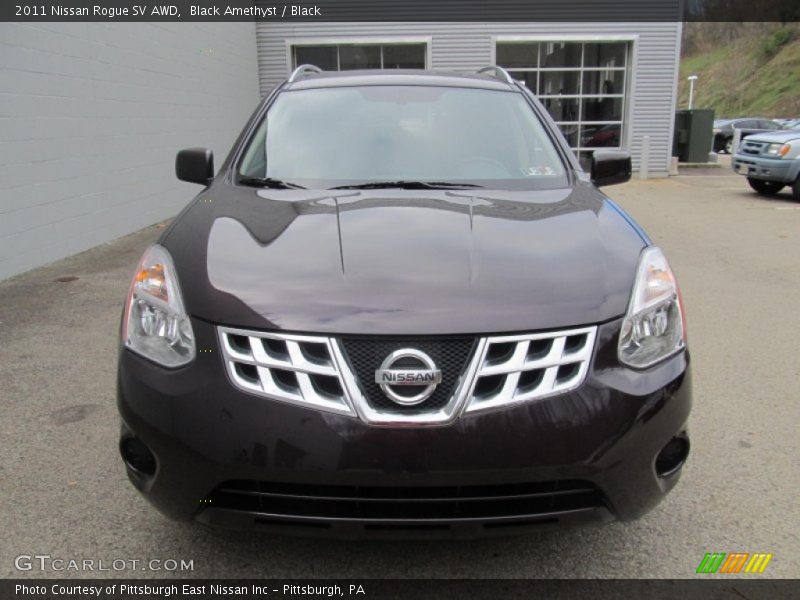 Black Amethyst / Black 2011 Nissan Rogue SV AWD