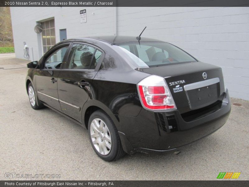 Espresso Black Metallic / Charcoal 2010 Nissan Sentra 2.0