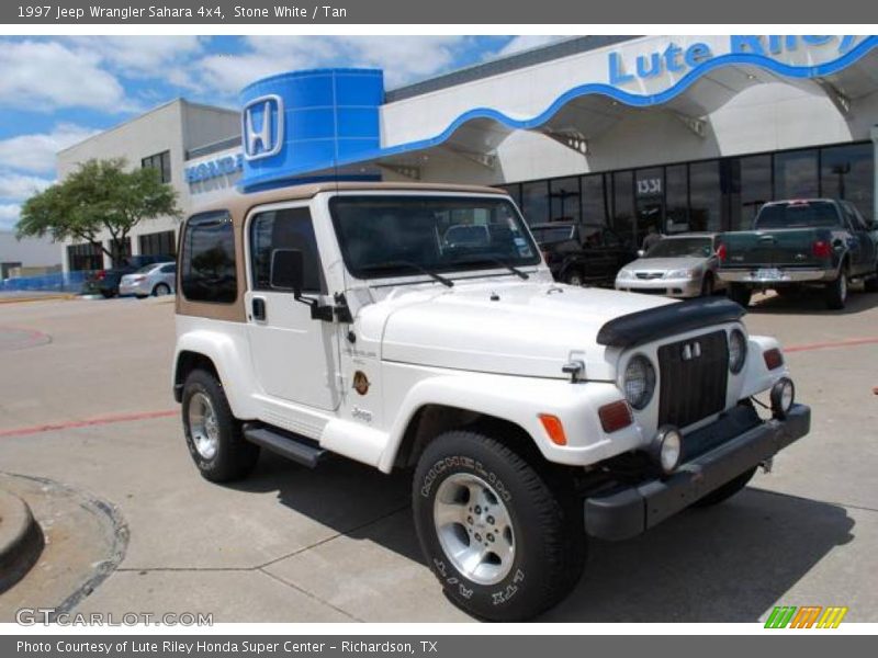 Stone White / Tan 1997 Jeep Wrangler Sahara 4x4