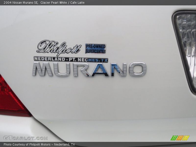 Glacier Pearl White / Cafe Latte 2004 Nissan Murano SE