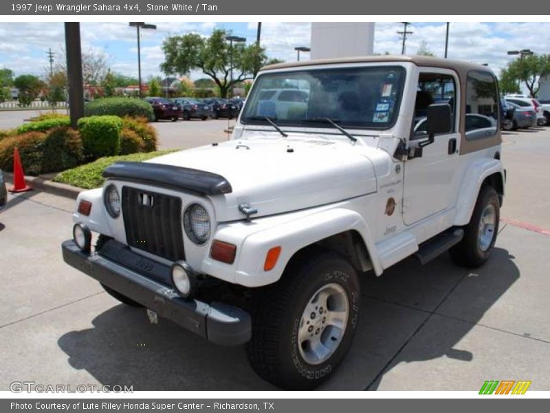 Stone White / Tan 1997 Jeep Wrangler Sahara 4x4