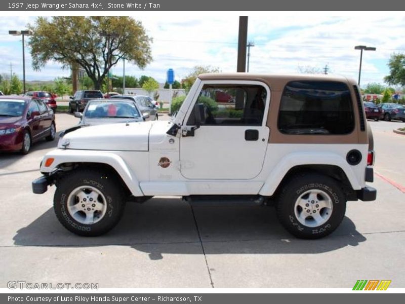 Stone White / Tan 1997 Jeep Wrangler Sahara 4x4