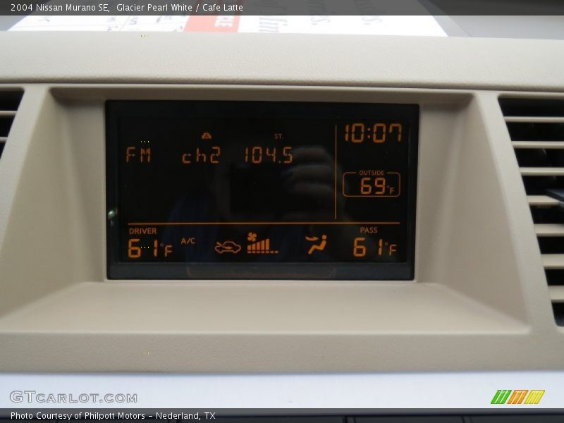 Glacier Pearl White / Cafe Latte 2004 Nissan Murano SE