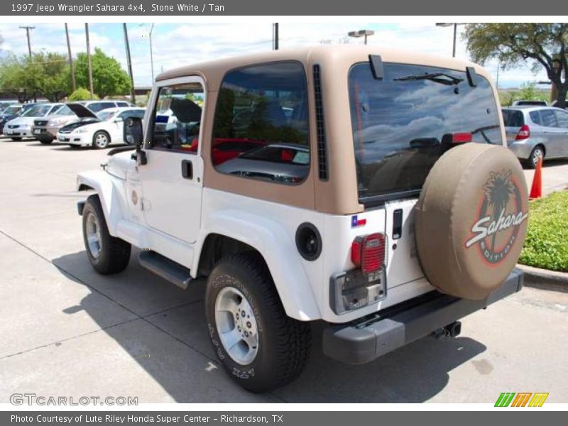 Stone White / Tan 1997 Jeep Wrangler Sahara 4x4