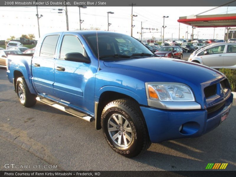 Electric Blue / Slate 2008 Mitsubishi Raider LS Double Cab