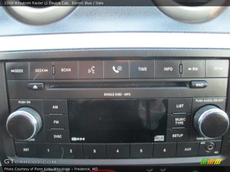 Electric Blue / Slate 2008 Mitsubishi Raider LS Double Cab