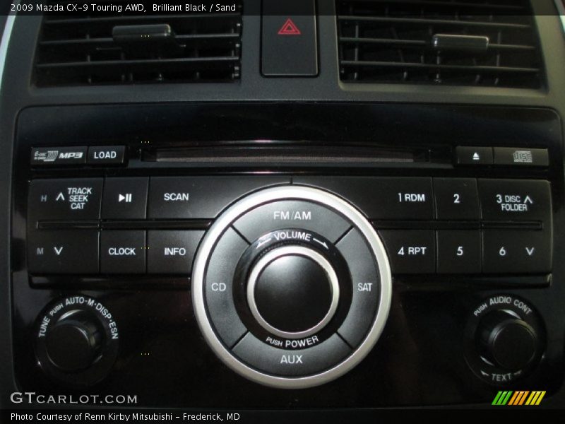 Brilliant Black / Sand 2009 Mazda CX-9 Touring AWD