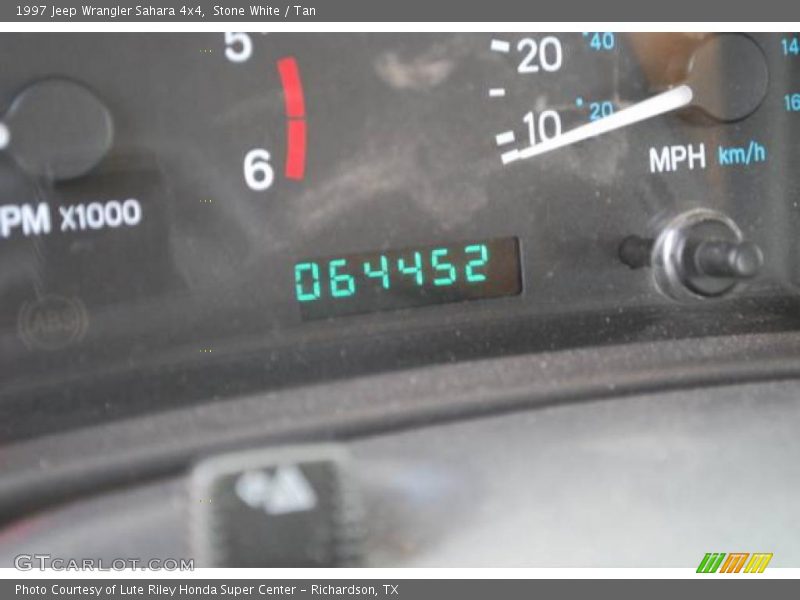 Stone White / Tan 1997 Jeep Wrangler Sahara 4x4