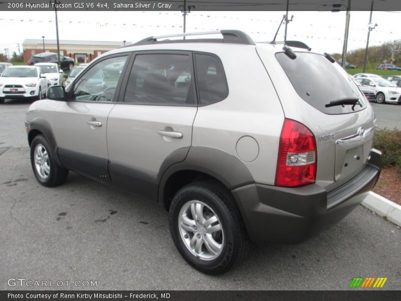 Sahara Silver / Gray 2006 Hyundai Tucson GLS V6 4x4