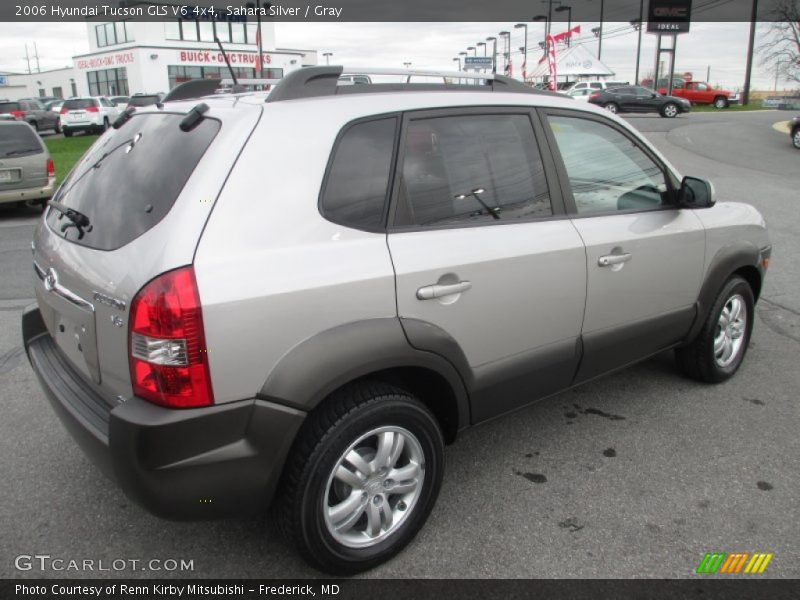 Sahara Silver / Gray 2006 Hyundai Tucson GLS V6 4x4